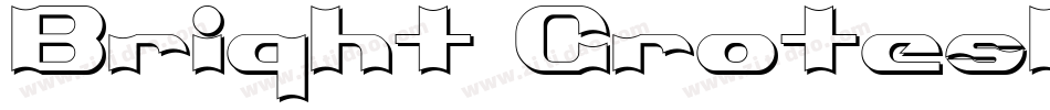 Bright Grotesk字体转换